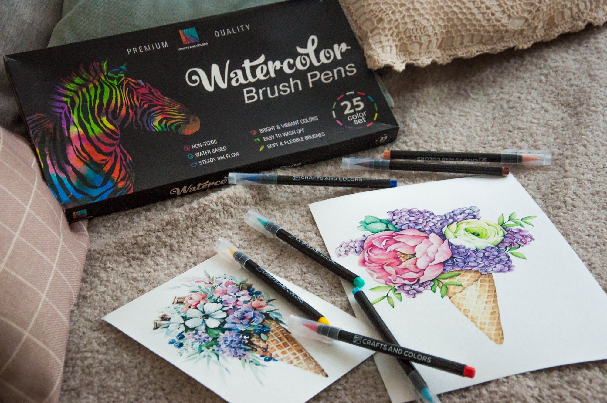 How a Water Brush Pen Can HelpYou Bust Stress and Relax Through Art