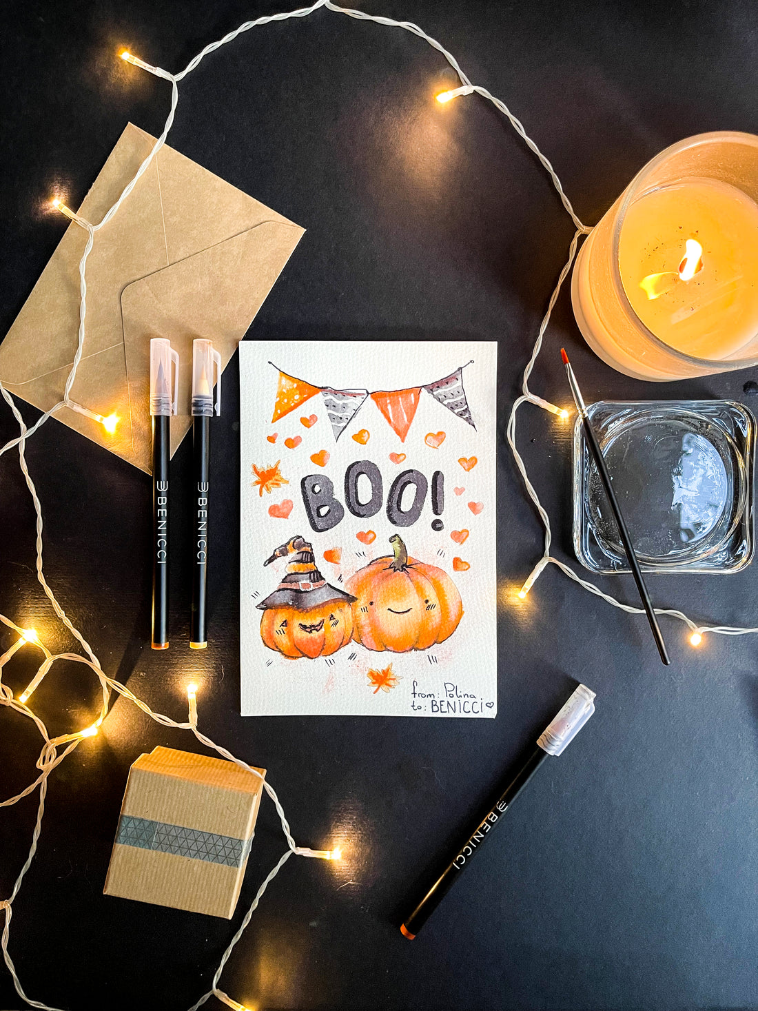 Create a DIY Spooky Watercolor Card: Quick Halloween Tutorial