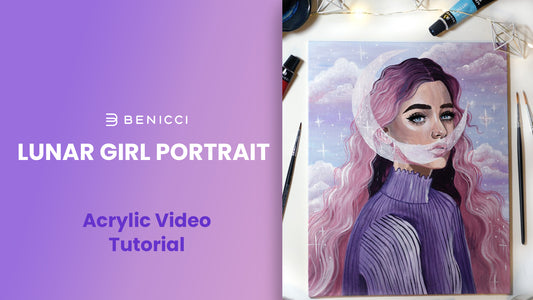 Lunar Girl Portrait Video Tutorial For Beginners & Professionals