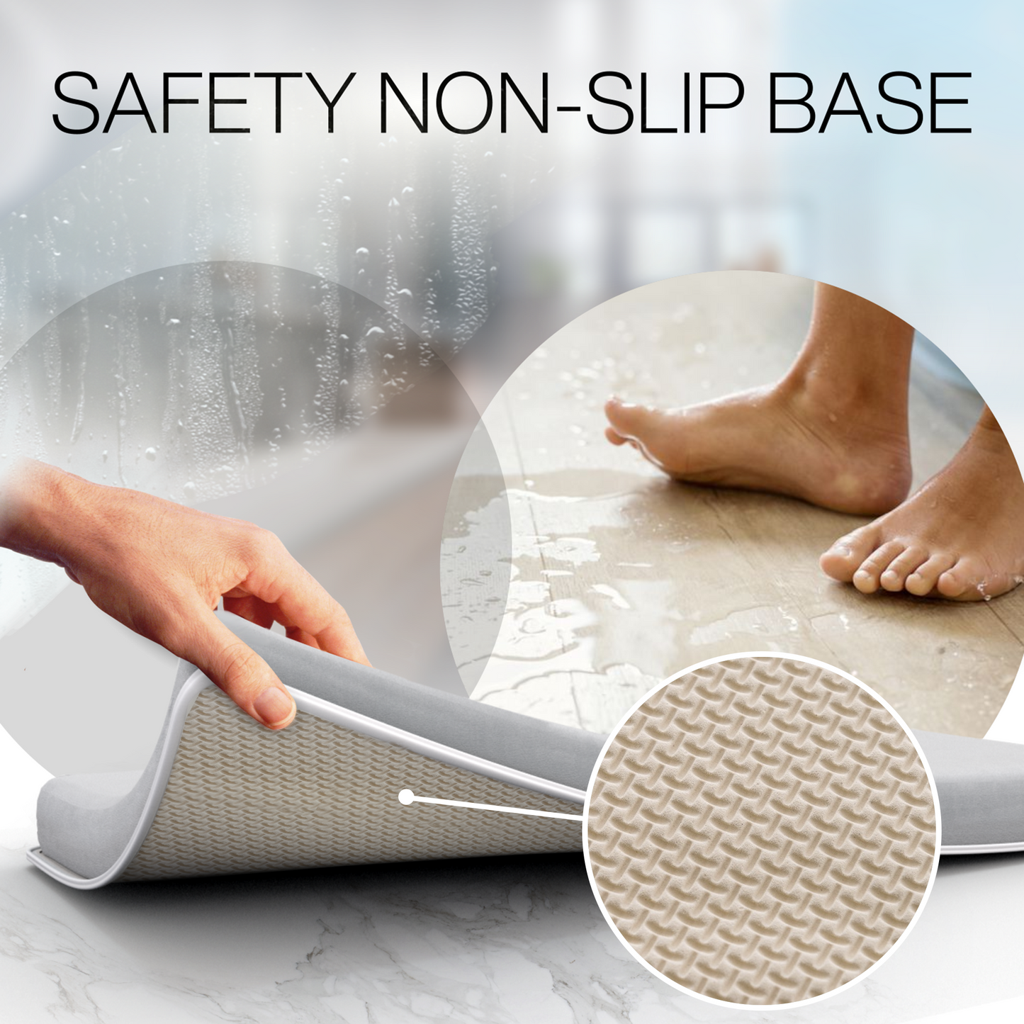 Comfortable Bath Kneeler and Elbow Kneeling Rest Pad for Baby Bathing Parents - Painless Foam Mat with Toy Organizer Pockets - Quick Drying, Foldable