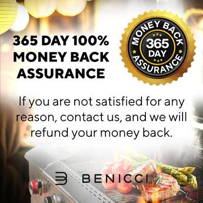 Flexible LED BBQ Grill Lights Set of 2 - The Perfect Grilling Accessories Light with 360-Degree Magnetic Base and Gooseneck - 100% Portable Weatherproof Outdoor Lamp w/ 6 Batteries Included