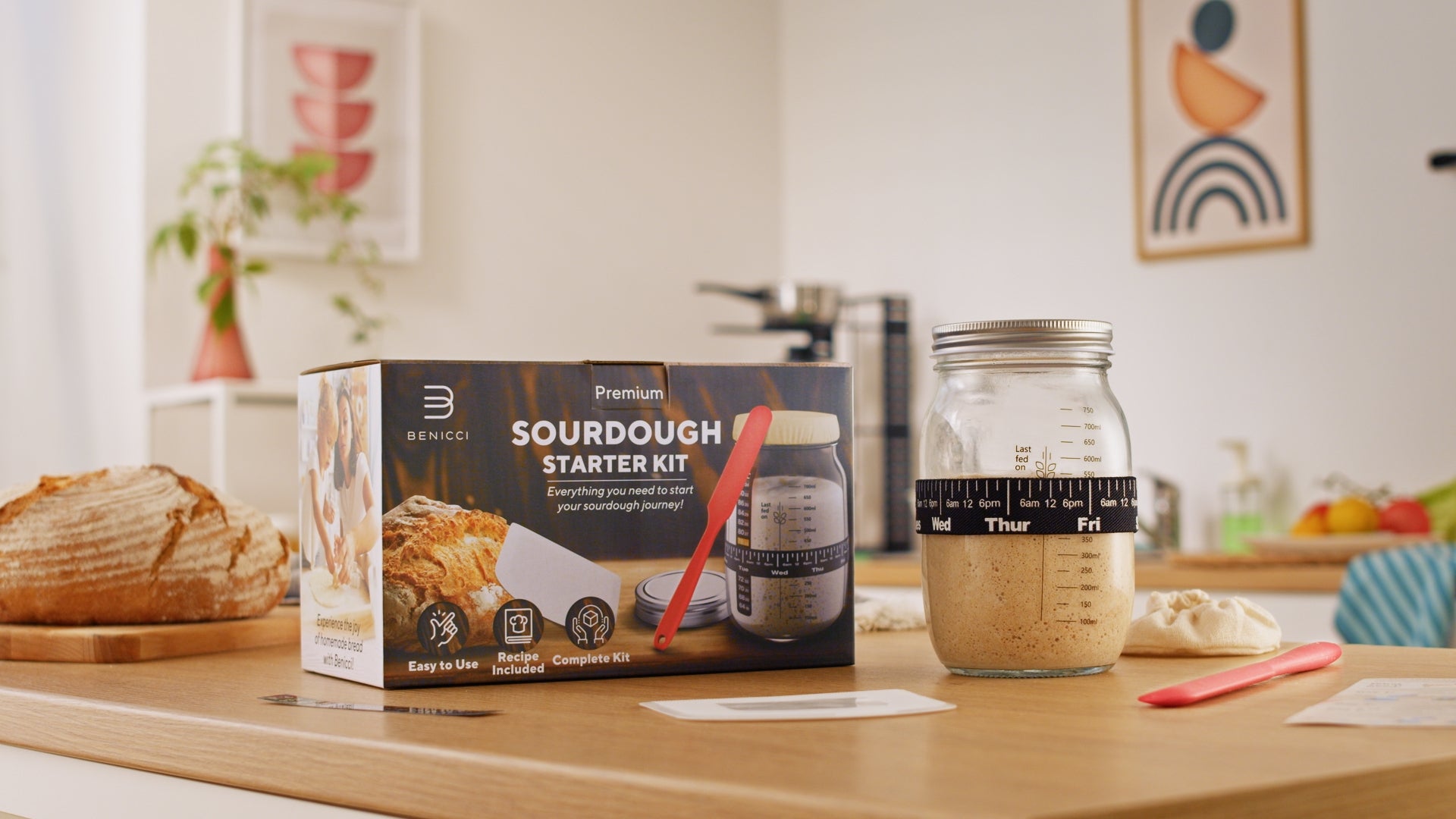 sourdough starter, artisan bread, sourdough starter kit, homemade bread