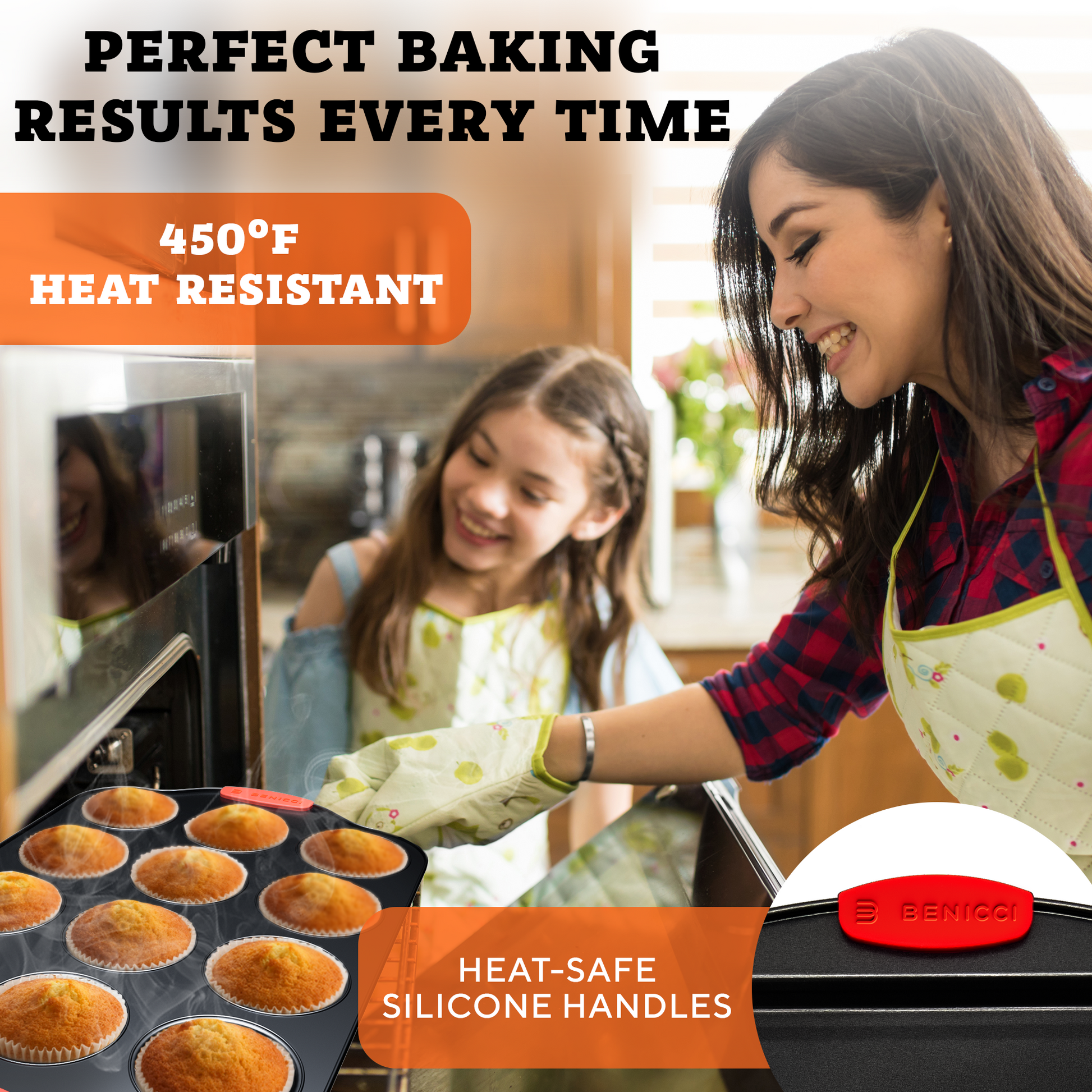 Handy Gourmet Adjustable Silicone Roasting, Red