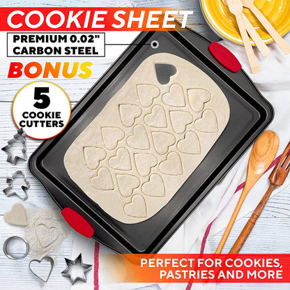 Baking Sheets, Non-stick Steel Baking Pans, Cookie Sheets